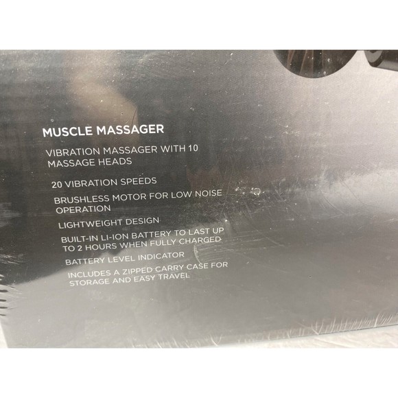 NIB Elefor Muscle Massager, 10 Heads, 20 speeds, Brand New, Sealed In Original - Picture 5 of 6